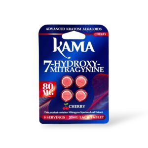 Kama 7-Hydroxymitragynine Chewable Tablets Cherry 20mg Per Tablet