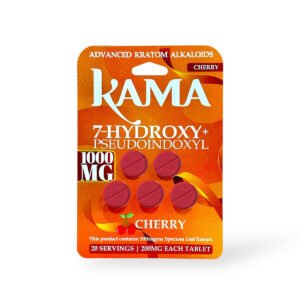 Kama 7 Hydroxy + Pseudoindoxyl Chewable Tablets Cherry 200mg Per Tablet
