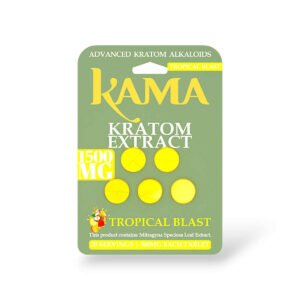 Kama Kratom Extract Chewable Tablets Tropical Blast 300mg
